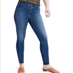 Madewell 10 inch High Rise Skinny
